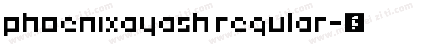 phoenixayash regular字体转换